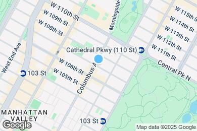 Map image of the property - 961 Columbus Ave