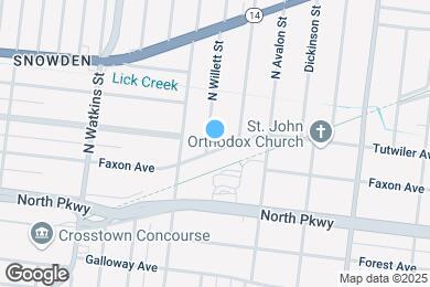 Map image of the property - 1540 Tutwiler Ave