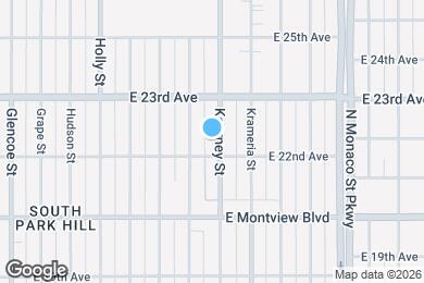 Map image of the property - 2221 Kearney St