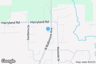 Map image of the property - 1657 N Baltimore Ave