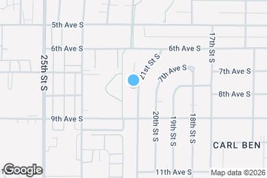 Map image of the property - 715 21st St S