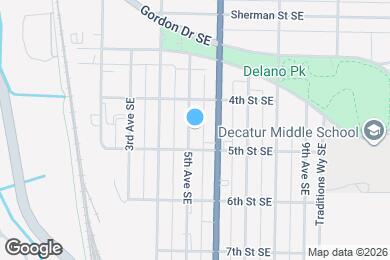 Map image of the property - 816 5th Ave SE