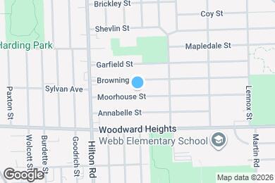 Map image of the property - 1695 Moorhouse St