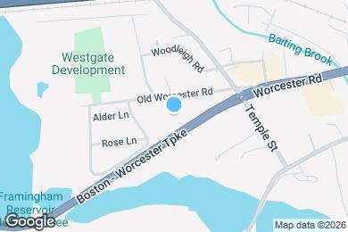 Map image of the property - 1321 Worcester Rd