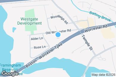 Map image of the property - 1323 Worcester Rd