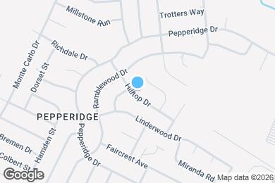 Map image of the property - 3513 Hilltop Dr