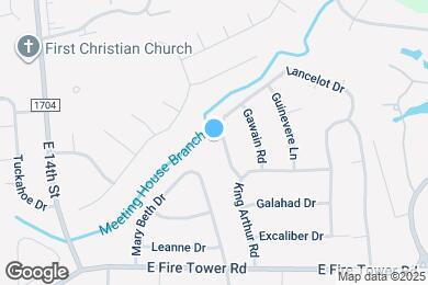 Map image of the property - 712 Lancelot Dr