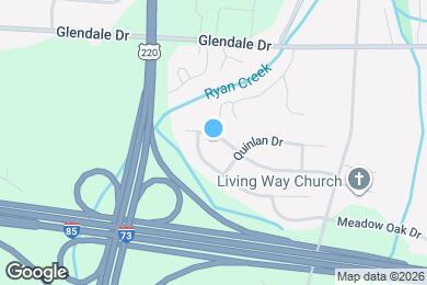 Map image of the property - 1107 Highstone Dr