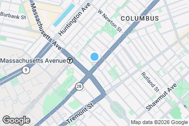 Map image of the property - 557 columbus ave