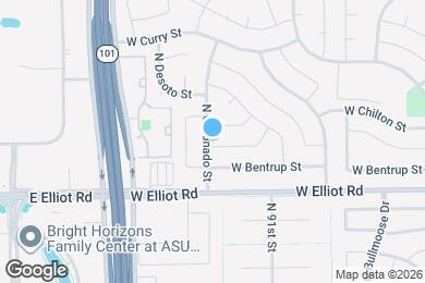 Map image of the property - 2698 W McNair St
