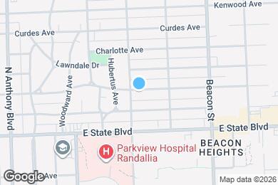 Map image of the property - 2422 Dodge Ave