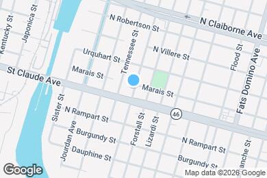 Map image of the property - 1126 Reynes St