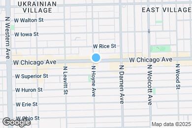 Map image of the property - 2057 W Chicago Ave