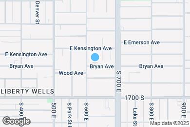 Map image of the property - 621 Bryan Ave