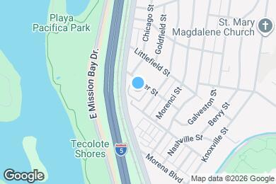 Map image of the property - 4215 Asher St