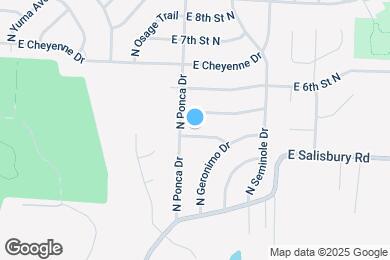 Map image of the property - 18504 E 5th St N