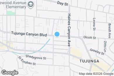 Map image of the property - 10019 Tujunga Canyon Blvd