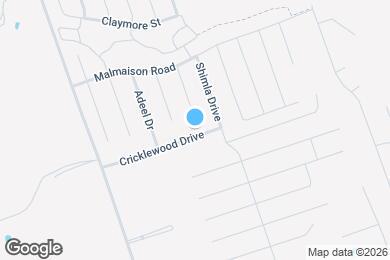 Map image of the property - 3403 Cricklewood Dr