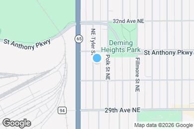Map image of the property - 3033 NE Tyler St