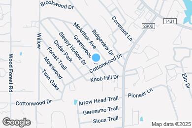Map image of the property - 1805 Greenwood Ln