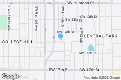 Map image of the property - 1433-1435 SW Lincoln St