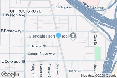 Map image of the property - 123 S Verdugo Rd