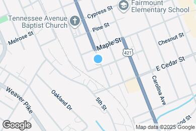 Map image of the property - 1028 Pennsylvania Ave