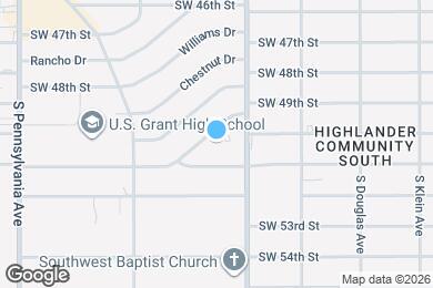 Map image of the property - 1338 South Dr