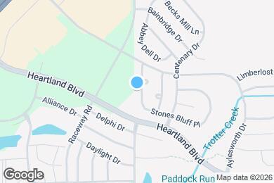 Map image of the property - 8562 Bluff Point Dr