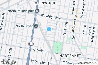 Map image of the property - 1240 W Hazzard St