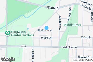 Map image of the property - 797 Burton Ave