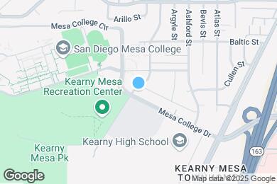 Map image of the property - 7302 Mesa College Dr