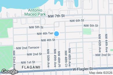 Map image of the property - 4885 NW 4th St