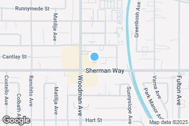 Map image of the property - Sherman Way Apartments