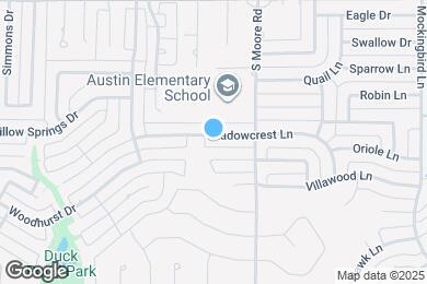 Map image of the property - 553 Shadowcrest Ln