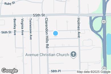 Map image of the property - 750 56th Pl