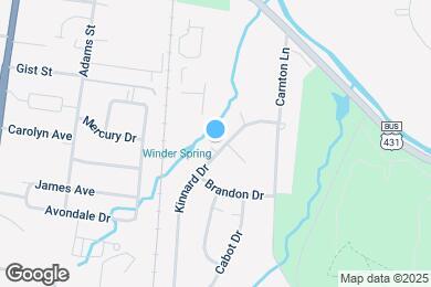 Map image of the property - 1400 Kinnard Dr