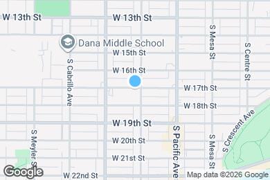 Map image of the property - 617 W 17th St