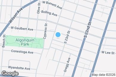 Map image of the property - 2329 W Lee St