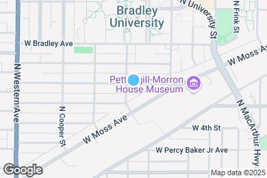Map image of the property - 1416 W Barker Ave