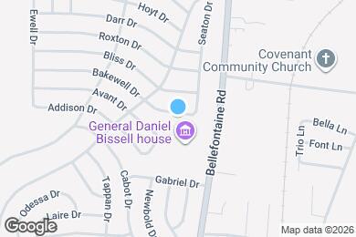 Map image of the property - 1020 Bakewell Dr