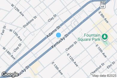 Map image of the property - 1151 Kentucky St