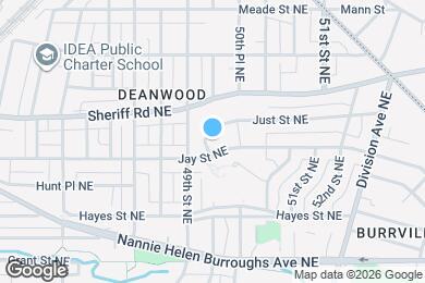 Map image of the property - 4911 Just St NE