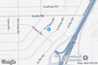 Map image of the property - 14972 La Brisa Rd