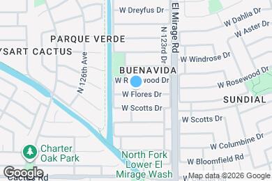 Map image of the property - 12406 W Flores Dr