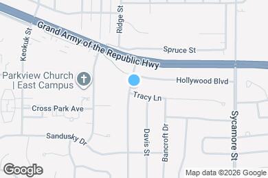 Map image of the property - 1908 Taylor Dr