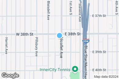 Map image of the property - 3816 Nicollet Apartments