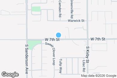 Map image of the property - 2087 W 7th St