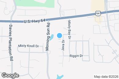 Map image of the property - 9704 Java Cove