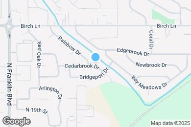 Map image of the property - 7630 Cedarbrook Dr